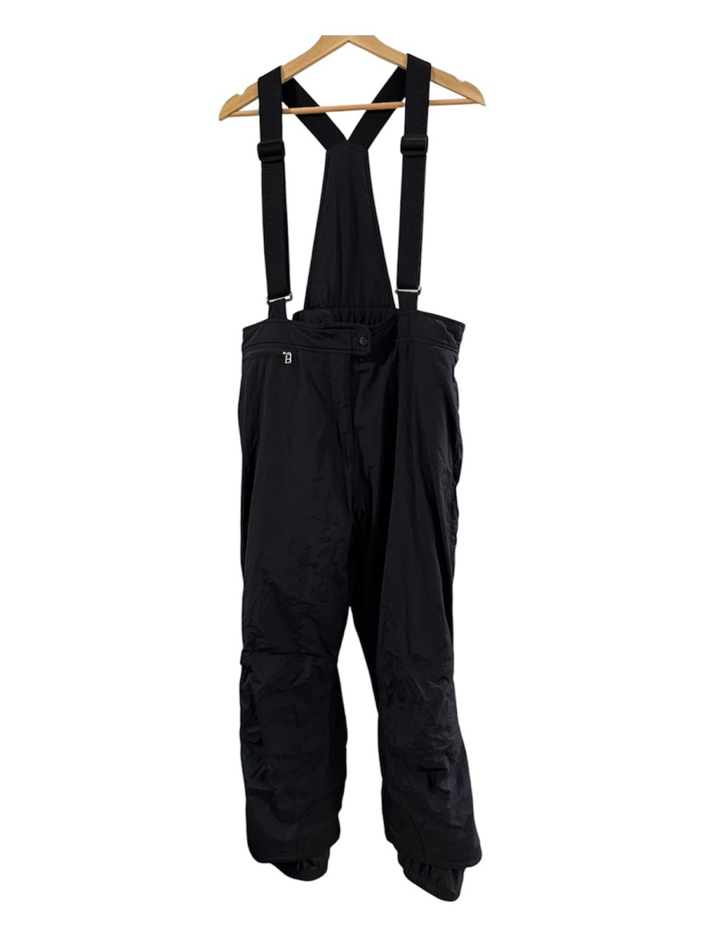 Obermeyer Women’s Black Nylon Ski Snowboard Bibs w/ Adjustable Suspenders Sz 16